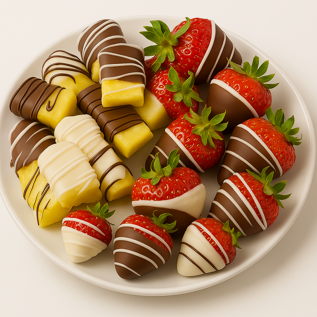Chocolate Covered Fruit Platter