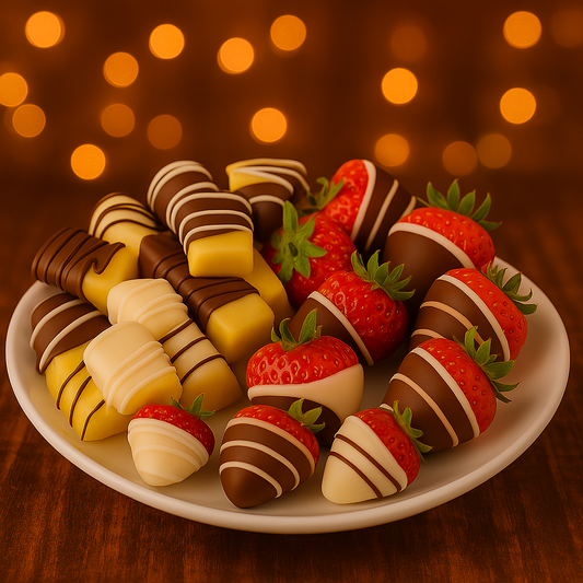 Chocolate Covered Fruit Platter