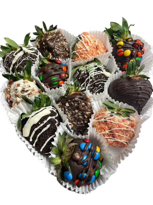 Dozen Assorted Chocolate Covered Strawberries
