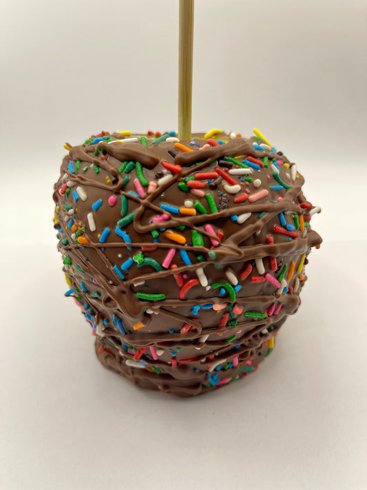 Chocolate Caramel Sprinkle Apple