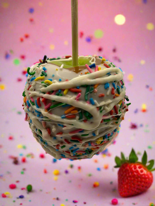 Strawberry Caramel Sprinkle Apple